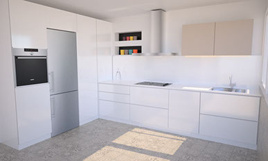 Reforma de cocina de diseño